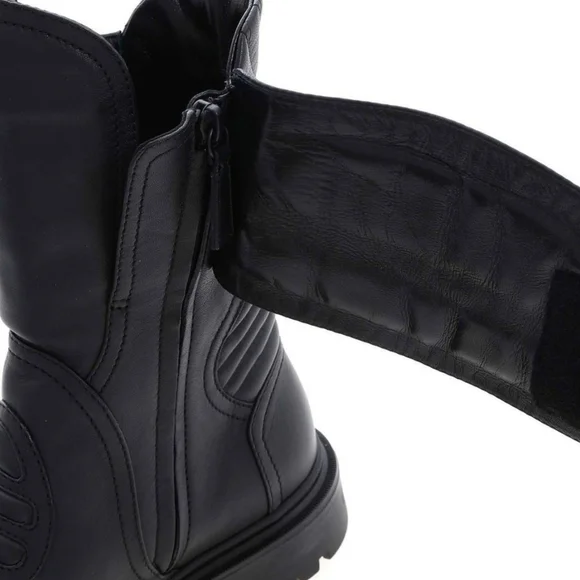 CASADEI Polacco Elite Biker Bootz ▪︎ Sz 37/6.5 ▪︎ Black - Picture 9 of 16